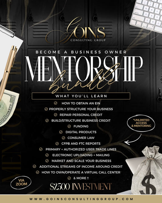 BECOME A BUSINESS OWNER MENTORSHIP BUNDLE