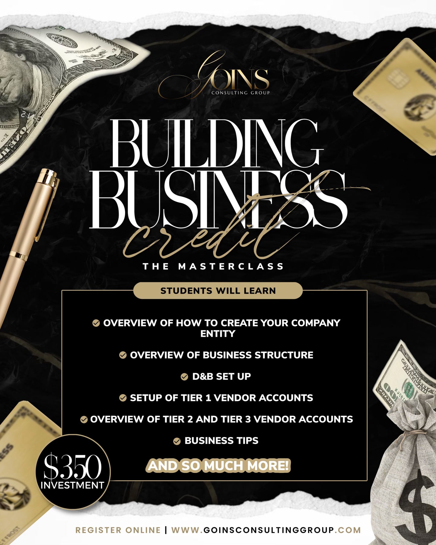 BUILDING BUSINESS CREDIT MASTERCLASS